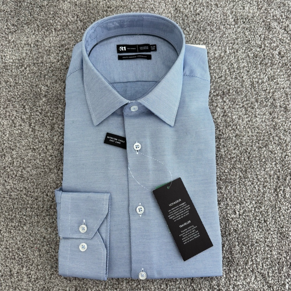 Simons Blue Men's Dress Shirt NWT